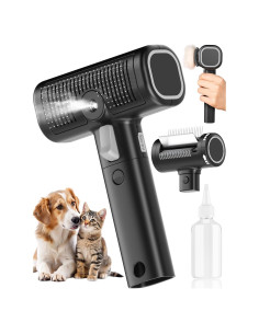 Cepillo 5-en-1 para Gatos WOWOOF PET con Rastrillos Intercambiables