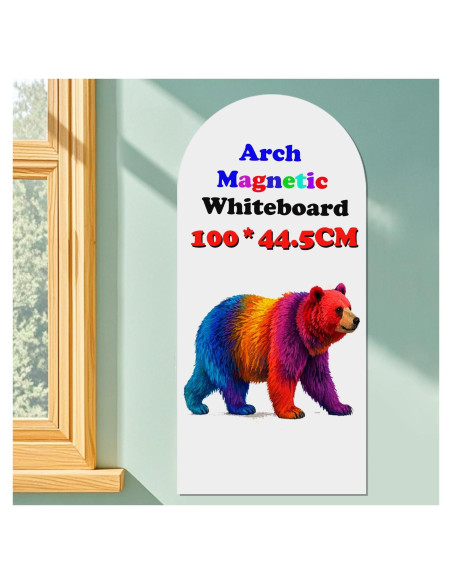 Calcomanía de Pared Pizarra Blanca Magnética Lnepnw 101.6x44.5cm