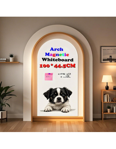 Calcomanía de Pared Pizarra Blanca Magnética Lnepnw 101.6x44.5cm