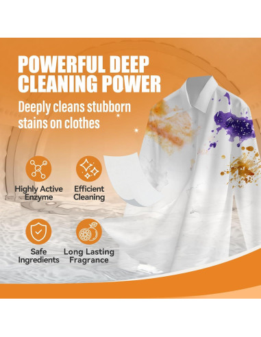 Hojas de Detergente Ecológicas YUCO 200 Cargas Aroma Cítricos