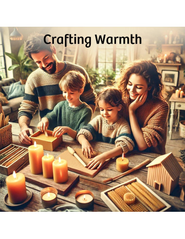 Kit de Velas Hechas a Mano Wfmolcand 4.54 kg Cera de Abeja DIY