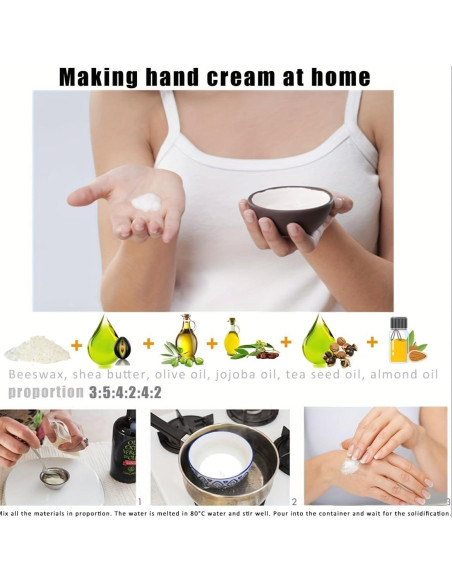 Kit de Velas Hechas a Mano Wfmolcand 4.54 kg Cera de Abeja DIY