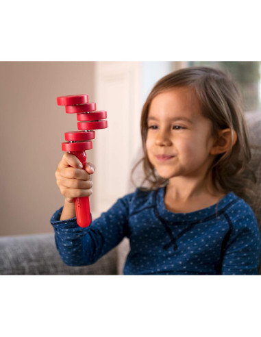 Juego de Equilibrio TrueBalance Mini Rojo - Mejora Coordinación y Enfoque