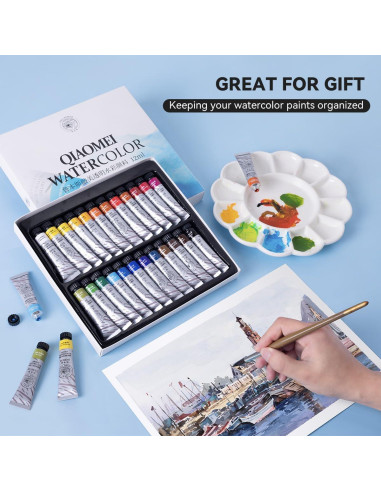 Juego de Pinturas Acuareladas Paul Rubens 24 Colores 12ml