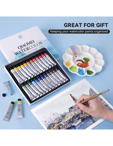 Juego de Pinturas Acuareladas Paul Rubens 24 Colores 12ml