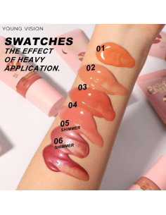 Rubor Líquido Brillante YOUNG VISION 25ml - Tinte para Mejillas 2