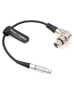 Cable de Poder 6 Pines Macho a XLR 4 Pines Hembra Alvin's 30cm