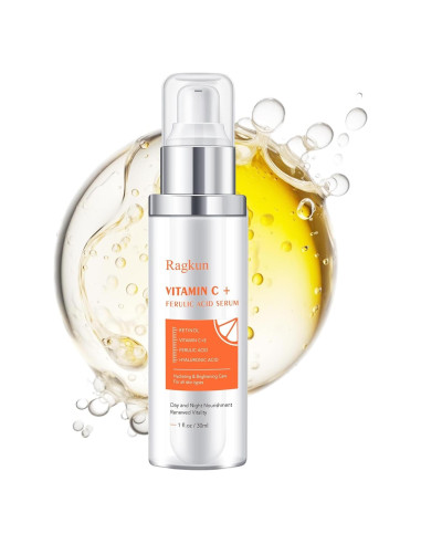 Suero Facial Vitamina C 20% Ragkun 29.57 ml Antienvejecimiento