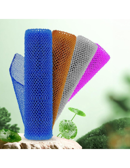 Esponja de Red Africana ACLMFUP - 4 Piezas Exfoliantes 30x80 cm