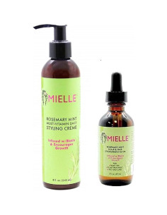 Combo Crema y Aceite Romero y Menta Mielle 397g 2