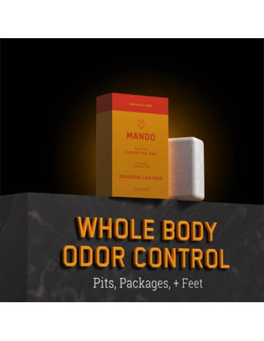 Desodorante Corporal Mando 2 Unidades + Jabón Limpiador Acidificado