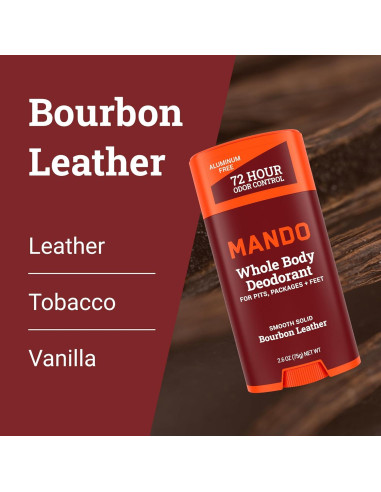 Desodorante Corporal Mando 2 Unidades + Jabón Limpiador Acidificado