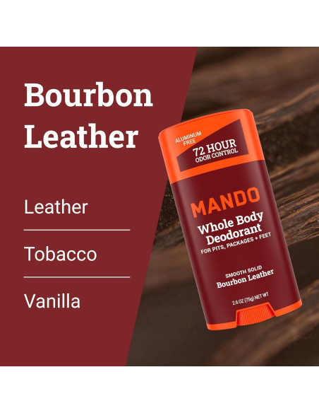 Desodorante Corporal Mando 2 Unidades + Jabón Limpiador Acidificado