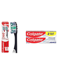 Cepillo de Dientes Colgate 360 Optic White + Pasta Blanqueadora 170g