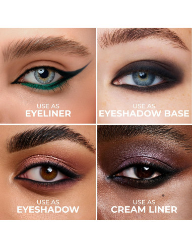 Delineador en Gel LAMEL 401 Negro Profundo Impermeable 1.4g