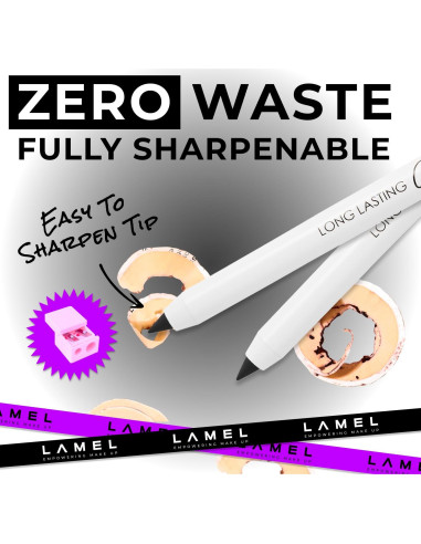 Delineador en Gel LAMEL 401 Negro Profundo Impermeable 1.4g