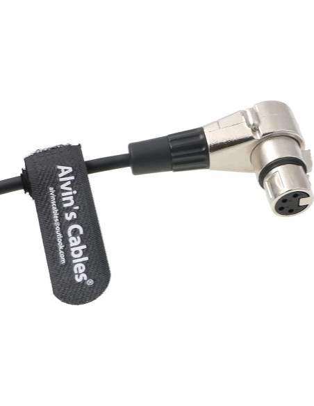 Cable de Poder 6 Pines Macho a XLR 4 Pines Hembra Alvin's 30cm