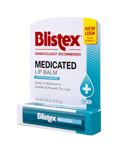 Bálsamo Labial Medicado Blistex SPF 15 - Paquete de 8 x 4.25g