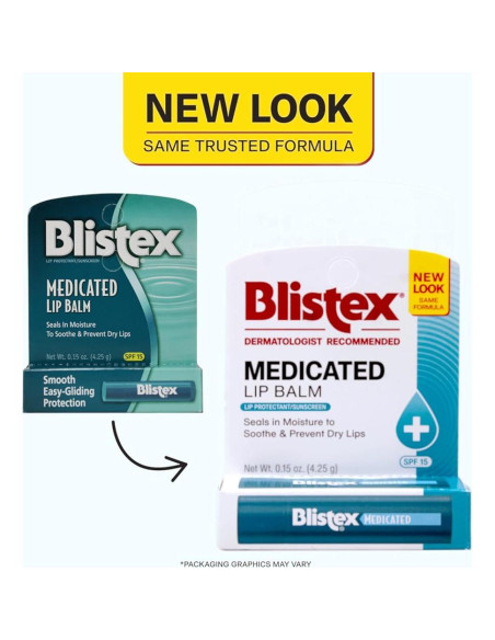Bálsamo Labial Medicado Blistex SPF 15 - Paquete de 8 x 4.25g Bálsamo Labial Medicado Blistex SPF 15 - Paquete de 8 x 4.25g