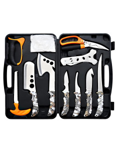 Conjunto de Cuchillos de Caza KNINE OUTDOORS 12 Piezas