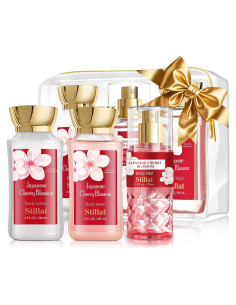 Conjunto de Cuidado Corporal YUEYUEDI Flor de Cerezo 3 Piezas
