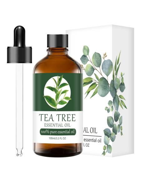 Aceite Esencial de Árbol de Té 100% Puro 97.6 ml para Aromaterapia