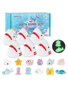 Bombas de Baño para Niños BubFroo - 6 Piezas con Juguetes