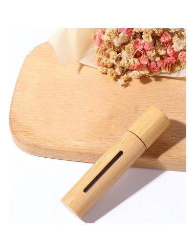 5 Botellas de Rodillo 10ml Pokinge con Apariencia de Madera