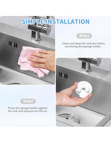 Soporte para Esponjas de Fregadero YONHTUTU - 5 Paquetes