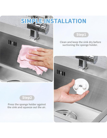 Soporte para Esponjas de Fregadero YONHTUTU - 5 Paquetes