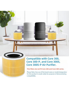 Filtro de Reemplazo HEPA H13 IFANM para Purificador Core 300 - 2 Paquete 2