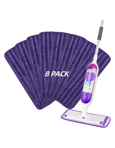 Paños de Mopa Reutilizables ITidyHome para Swiffer PowerMop - 8 Unidades