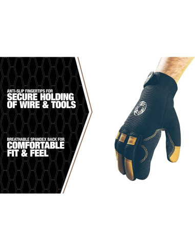Guantes de Trabajo para Electricistas Southwire GLOVE1L - Paquete de 2