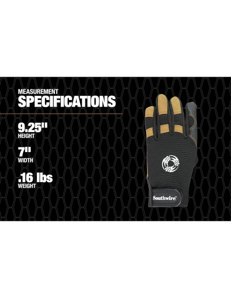 Guantes de Trabajo para Electricistas Southwire GLOVE1L - Paquete de 2