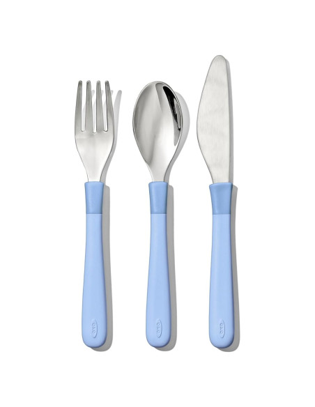 Set de Cubiertos OXO Tot para Niños Grandes - Acero Inoxidable