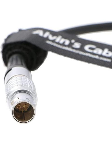 Cable de Poder 6 Pines Macho a XLR 4 Pines Hembra Alvin's 30cm