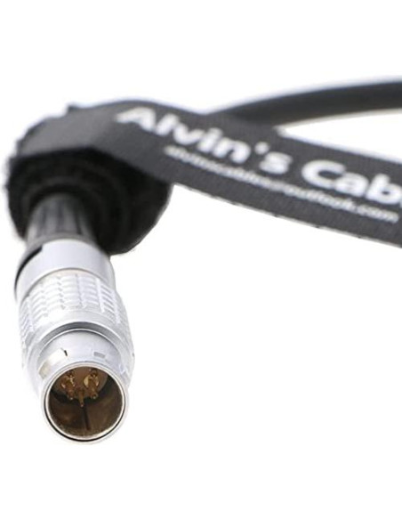 Cable de Poder 6 Pines Macho a XLR 4 Pines Hembra Alvin's 30cm