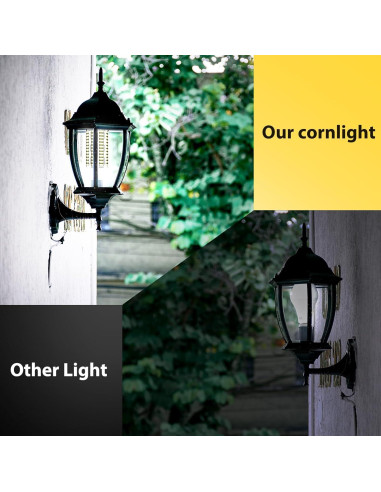 Paquete de 4 Bombillas LED de Maíz YANYCN 120W Luz Diurna 5000K