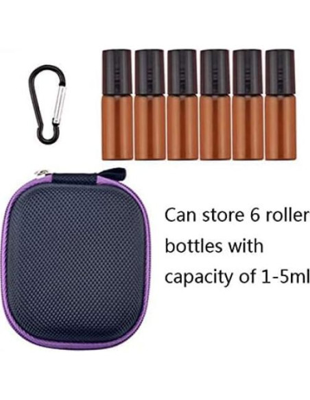 Juego de 3 estuches de llavero UPSTORE para aceites esenciales