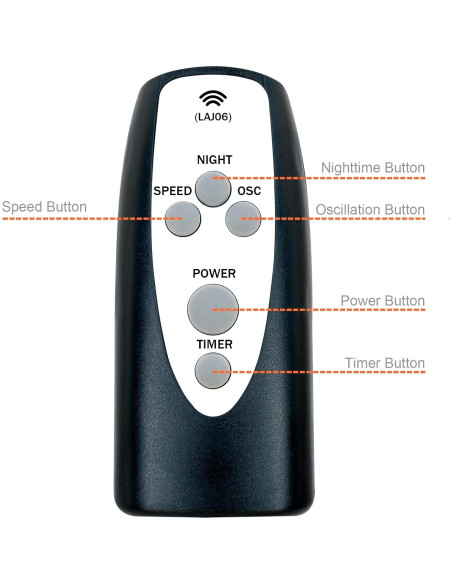 Control Remoto Lasko T42951 para Ventilador de Torre