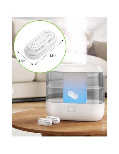 Cartuchos de Desmineralización Mbetter para Humidificadores LEVOIT - Paquete de 8