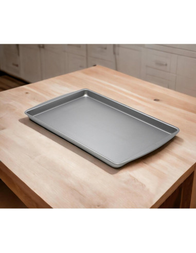 Bandeja para Galletas Antiadherente G&S Metal, Juego de 2, Gris