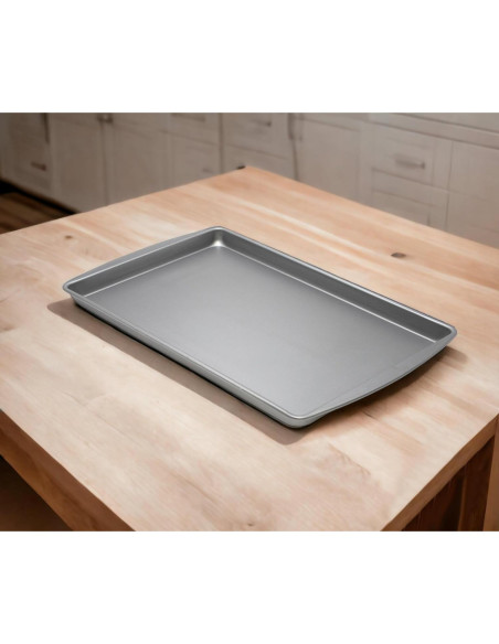 Bandeja para Galletas Antiadherente G&S Metal, Juego de 2, Gris
