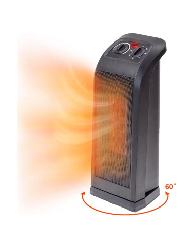 Calentador de Espacio Torre Comfort Zone 1500W Oscilante PTC
