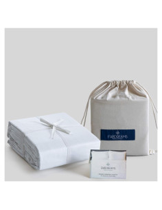 Juego de Sábanas Queen Fabdreams 100% Algodón Orgánico 300 Hilos