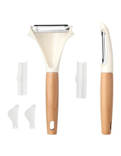 Set de Peladores de Verduras Beereraver - Acero Inoxidable, 2 Piezas