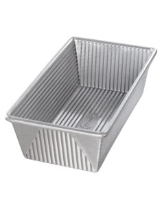 Molde para Pan USA Pan 1.5 lb Acero Aluminizado 25.4x12.7x7.6 cm