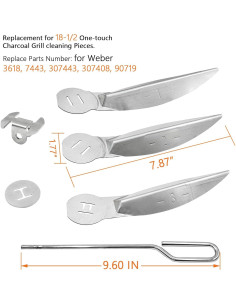 Kit de Limpieza One-Touch Weber 18.5" Plata - YAOAWE 2