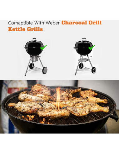 Kit de Limpieza One-Touch Weber 18.5" Plata - YAOAWE