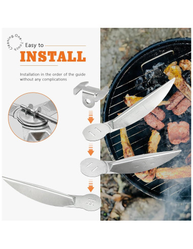 Kit de Limpieza One-Touch Weber 18.5" Plata - YAOAWE